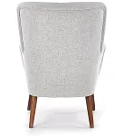 Кресло Halmar BISHOP (светло-серый/орех) | изображение 6