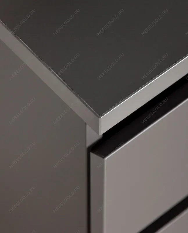 Комод Кастор, 5 ящиков, 65х40х112 см, серый | изображение 6