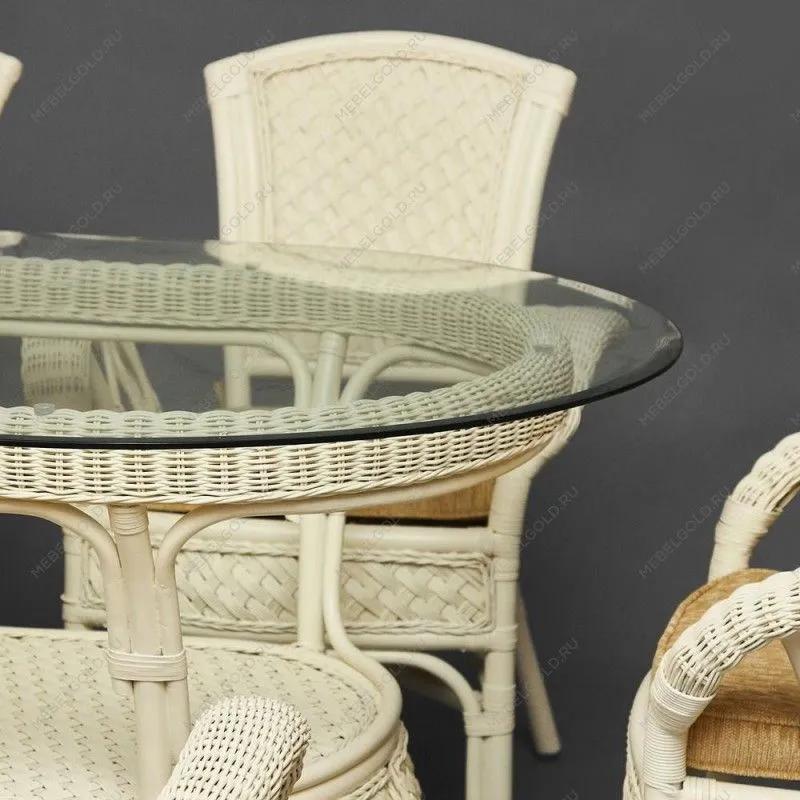 Комплект обеденный ANDREA GRAND Белый | изображение 16