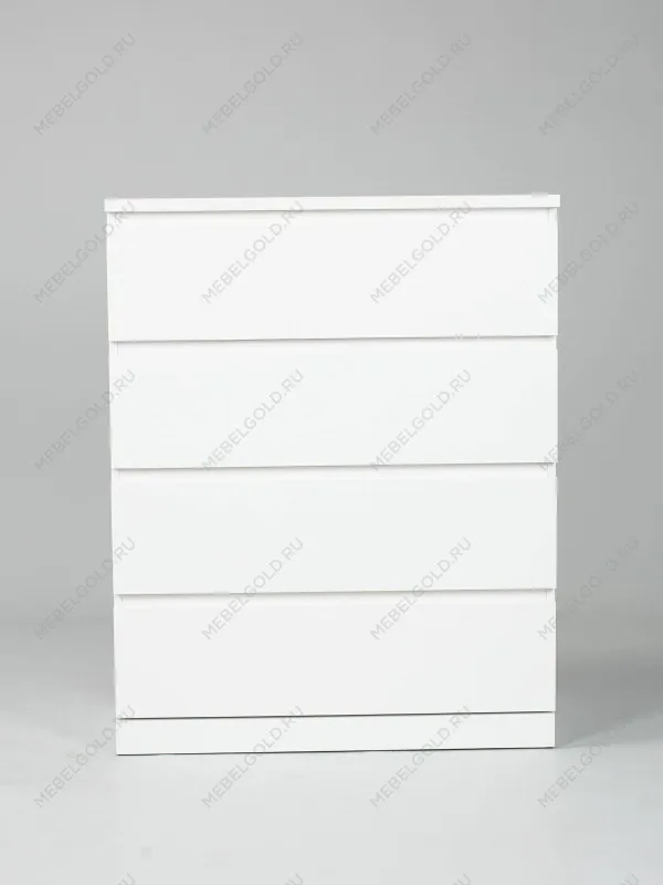 Комод Варма, 4 ящика, 80х100х40 см, эмаль белая | изображение 14