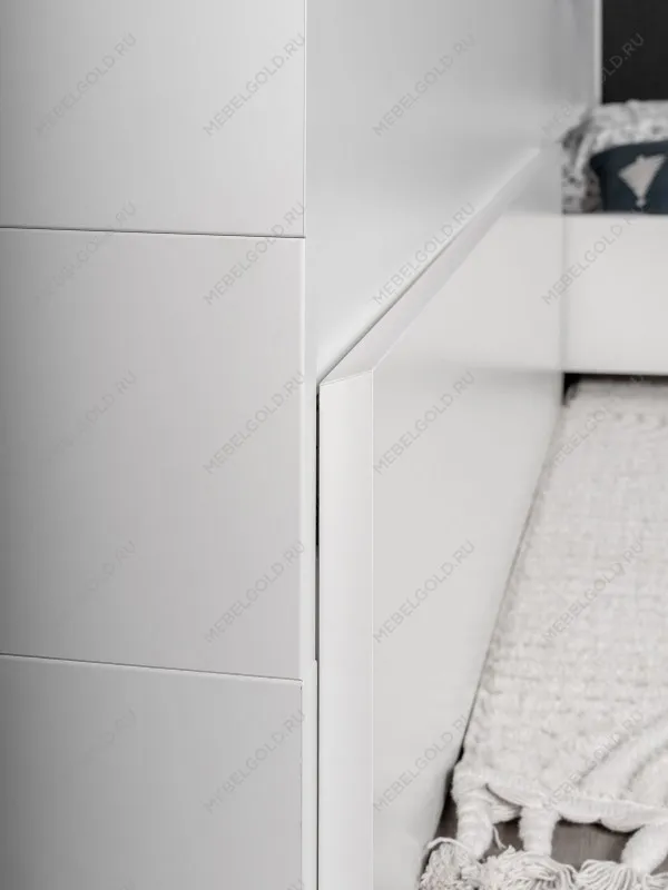 Кровать односпальная Варма СЭНГ, 90х200см, эмаль, белая | изображение 6