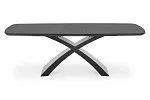 Стол обеденный Halmar SILVESTRO 180 раскладной (темно-серый/черный) | изображение 7