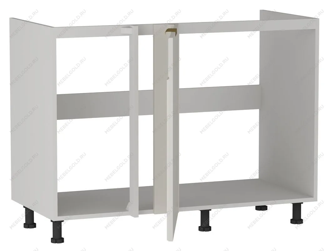 Стол под мойку угловой СМУ-120, Берта (1100*554*820) Светлый Мокко, 22923 | изображение 3