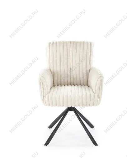 Стул кухонный Halmar K572 поворотный (кремовый/черный) | изображение 3