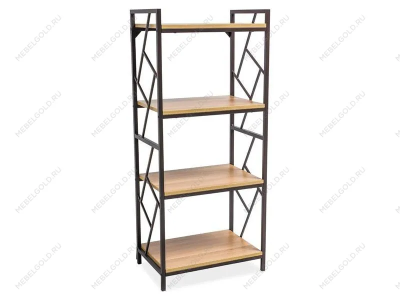 Стеллаж Signal TABLO R4 (дуб/темно-коричневый)