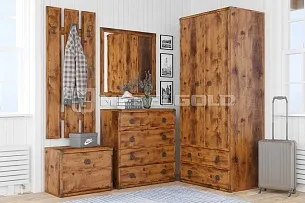 Шкаф со штангой Индиана JSZF2D2S дуб саттер