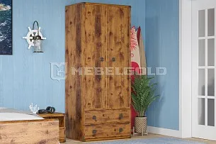 Шкаф со штангой Индиана JSZF2D2S дуб саттер