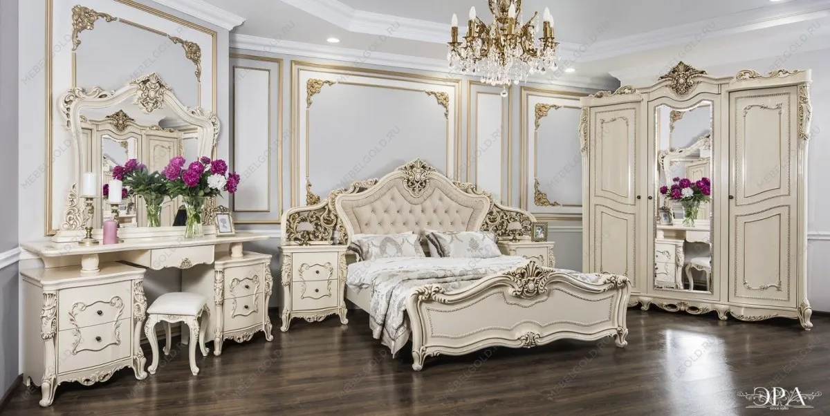 Кровать Джоконда 160х200 см крем глянец | изображение 4