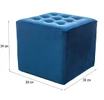 Пуф Signal LORI VELVET BLUVEL 86 (синий) | изображение 1