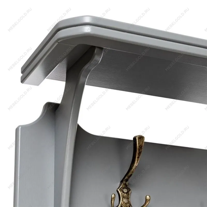 Вешалка настенная Патриция (Серый ясень/ткань V19) | изображение 2