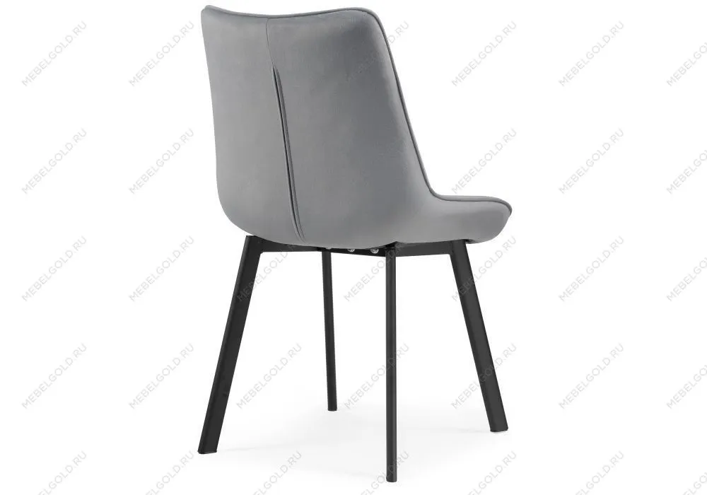 Лобня - Стул на металлокаркасе Hagen gray/black | изображение 3