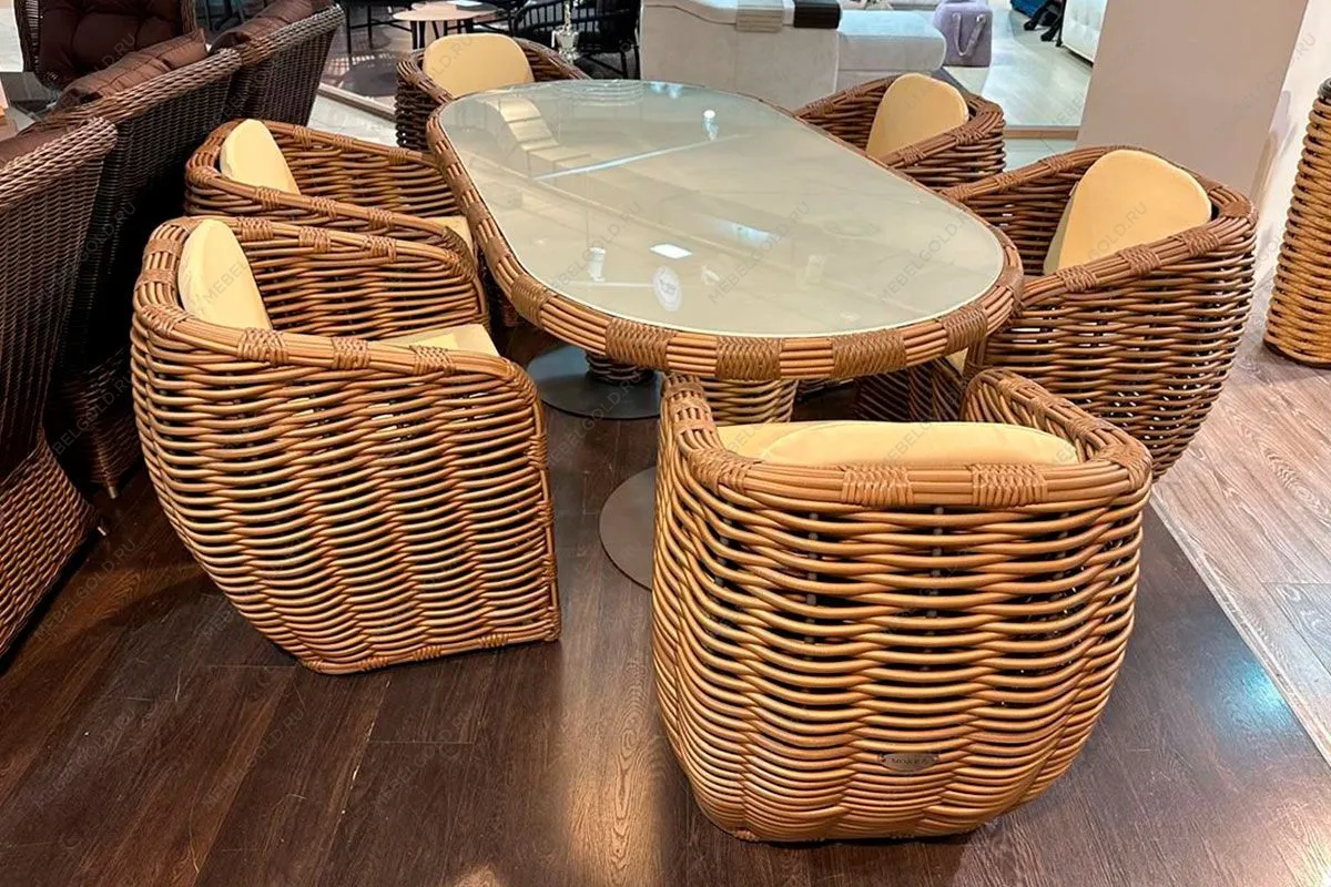 MOKKA MAJORCA стол обеденный, цвет капучино | изображение 3