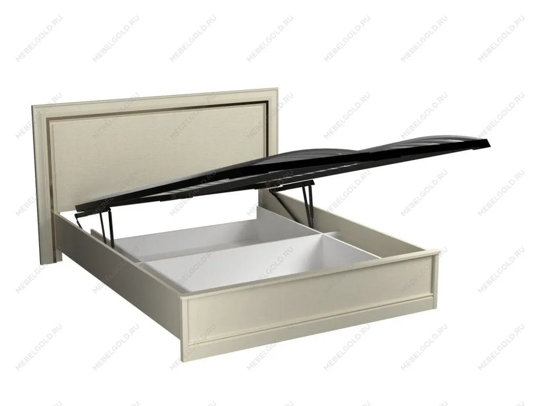 Кровать 1600 с подъемным механизмом, Сиена (1890*2110*1100) Береза бежевая