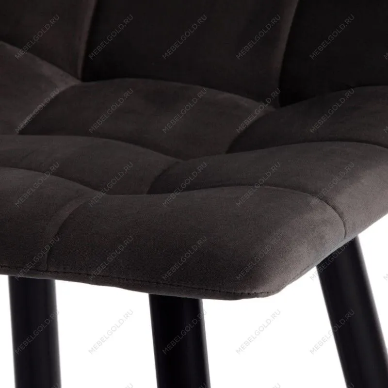 Стул полубарный CHILLY (mod. 7095пб) темно-серый barkhat 14/черный | изображение 7