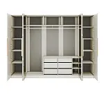 Шкаф Лейла 6-дверный светло серый камень | изображение 2