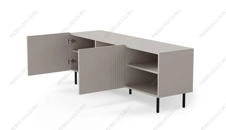 Тумба под телевизор Halmar PAXOS RTV-1 150 (кашемир/черный) | изображение 3