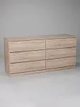 Комод Мальта, 6 ящиков, горизонтальный, с доводчиками, 160х48х76 см, дуб сонома | изображение 13