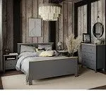 САГА тумба прикроватная серая/ясень | изображение 6