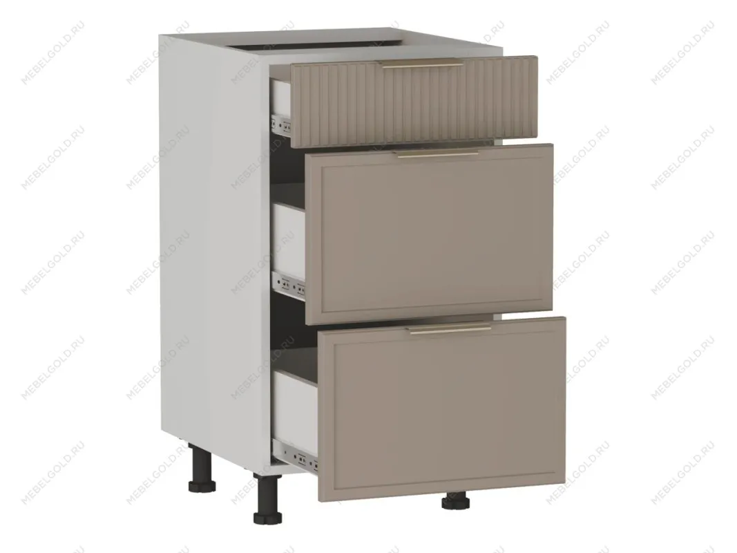 Стол с ящиками СЯ-45 (140/284), Берта (450*528*820) Мокко, 25122 | изображение 1