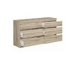 КАСТОР (KULLEN) комод ИКЕА / IKEA 6 ящиков сонома | изображение 2