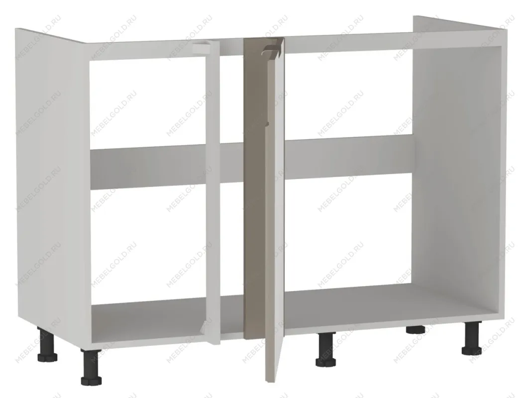 Стол под мойку угловой СМУ-120, Берта (1100*554*820) Мокко, 25120 | изображение 3