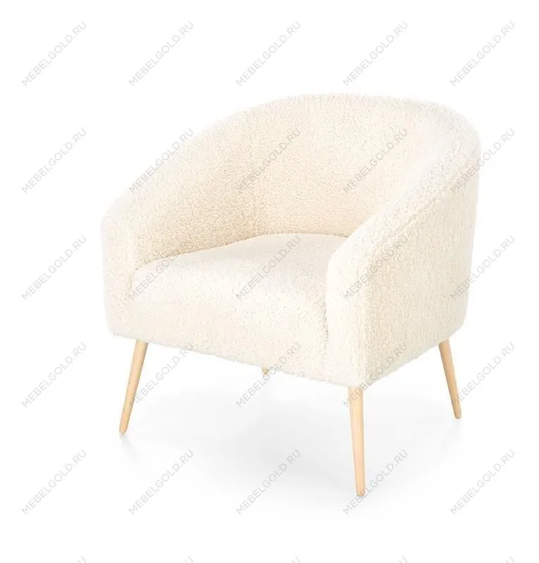 Кресло Halmar GRIFON 2 (кремовый/натуральный)