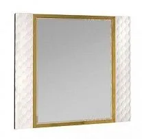 Зеркало Лара ППУ белый глянец