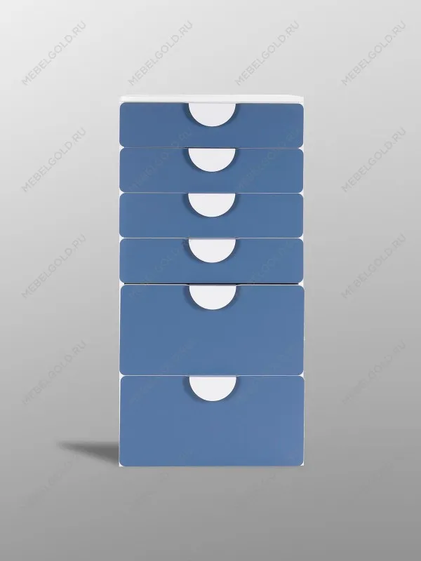 Комод Пикси, 6 ящиков 60x57x120, озорной василек | изображение 9