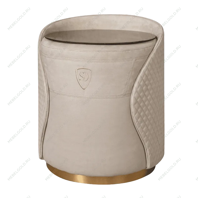 Пуф-тумба Беж (новабук) золото Sweet dreams PS-101