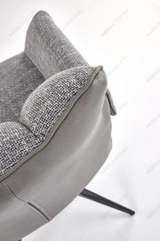 Стул кухонный Halmar K579 поворотный (серый/черный) | изображение 9