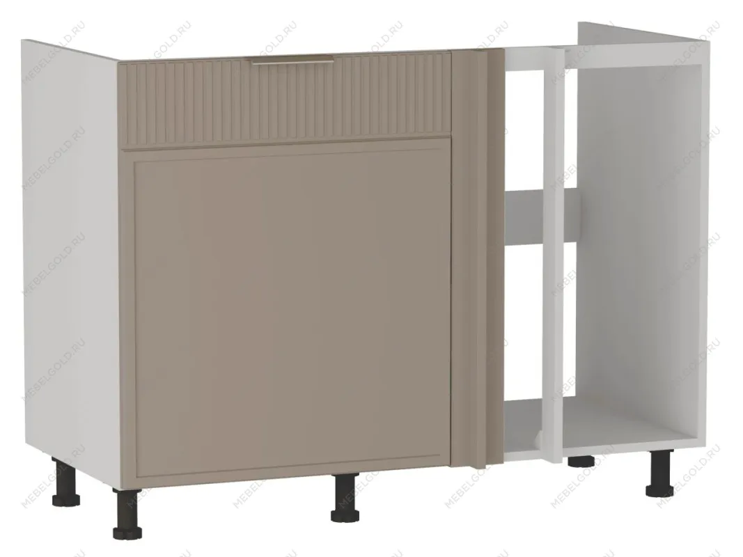 Стол под мойку угловой СМУ-120, Берта (1100*554*820) Мокко, 25120