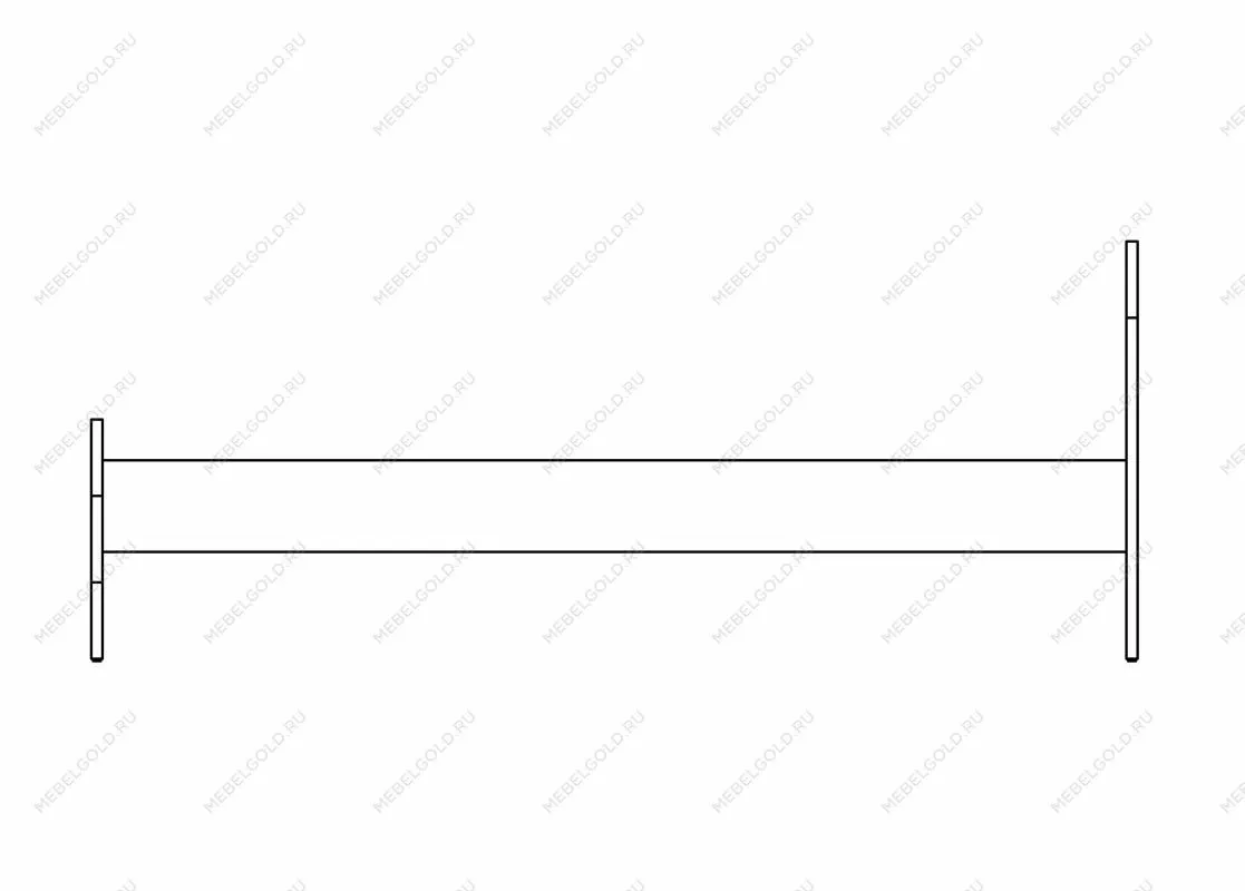 Кровать двуспальная Сириус, 160х200 см, дуб сонома | изображение 21