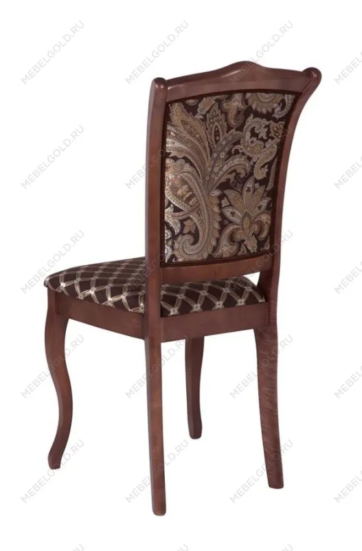 Стул Константа (тон 317 темно-коричневый + патина черная/ткань Афитап коричневый/компаньон) | изображение 4