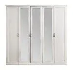 Шкаф Мишель 5-дверный белый матовый | изображение 1