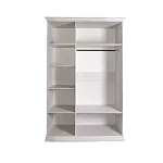 Шкаф 3-х дв. для платья и белья (без зеркал) Амели дуб АМШ2/3 | изображение 1