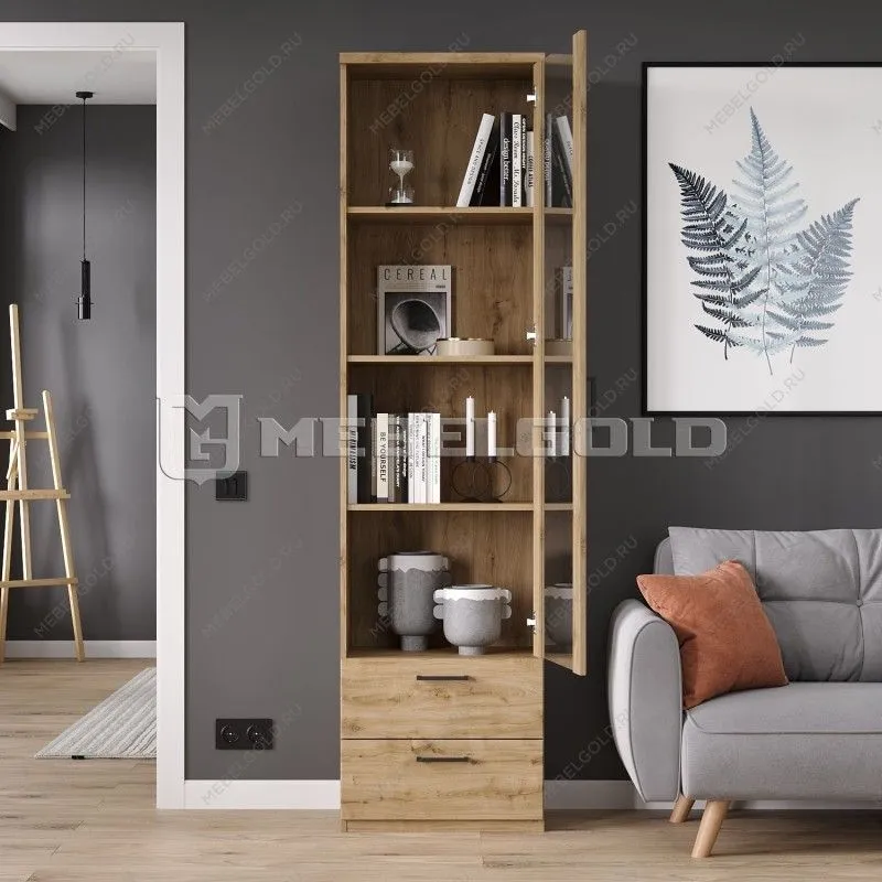 Шкаф с витриной Дорсет 1V2S | изображение 3