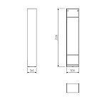 Стеллаж МАКС 50х36х233 белый | изображение 3