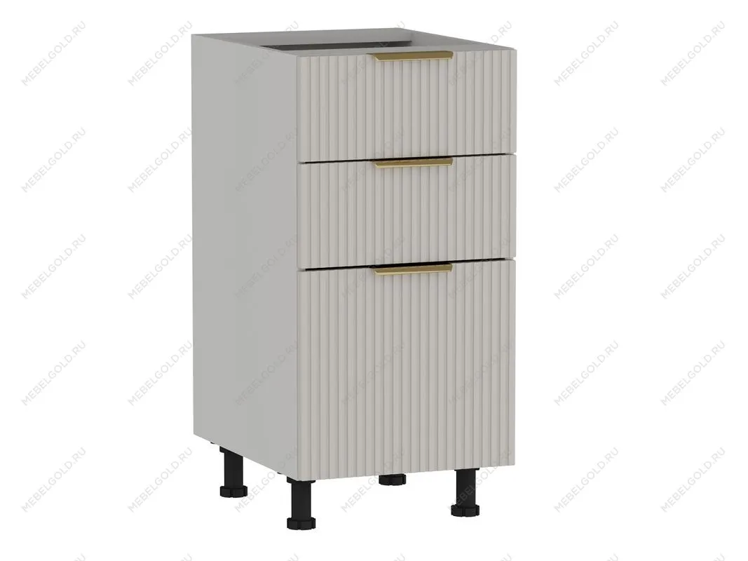 Стол с ящиками СЯ-40 (176/356), Монза (400*523*820) Экокожа Бежевый, 23116