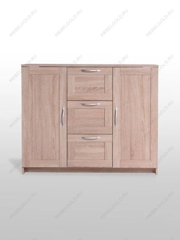 Тумба Сириус, 2 двери и 3 ящика, 117х41х95 см, дуб сонома | изображение 5