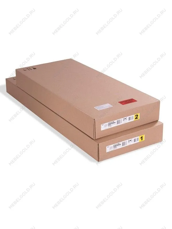 Тумба Сириус, 2 двери со стеклом и 3 ящика, 117х41х95 см, белая | изображение 12