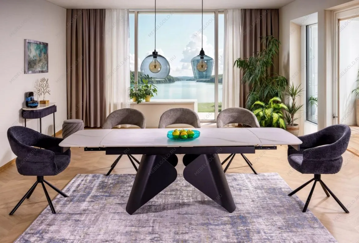 Стул кухонный Signal BORGO Raven 07 поворотный (серый/черный) | изображение 4