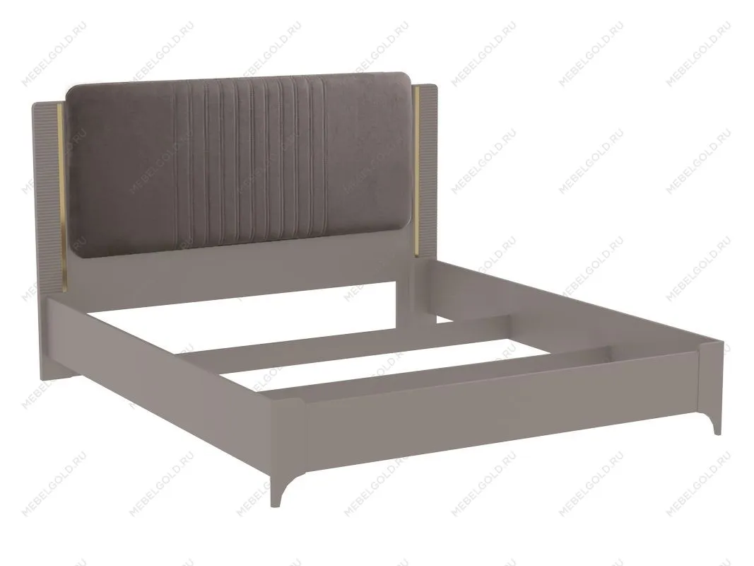 Кровать (каркас) 1800 (Велюр), Сиде (1892*2082*1200) Мокко, 12633 | изображение 1