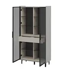 Шкаф комбинированный Модена Лунный камень МН-048-22 | изображение 1