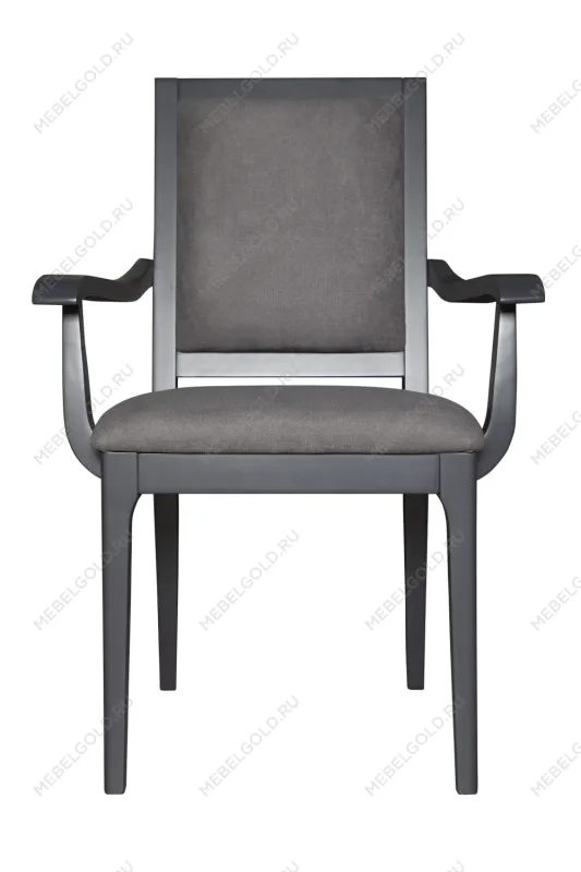 Стул с подлокотниками Сохо, графит