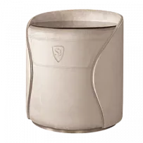 Пуф-тумба Жемчужный берег (бархат) серебро Sweet dreams PS-101