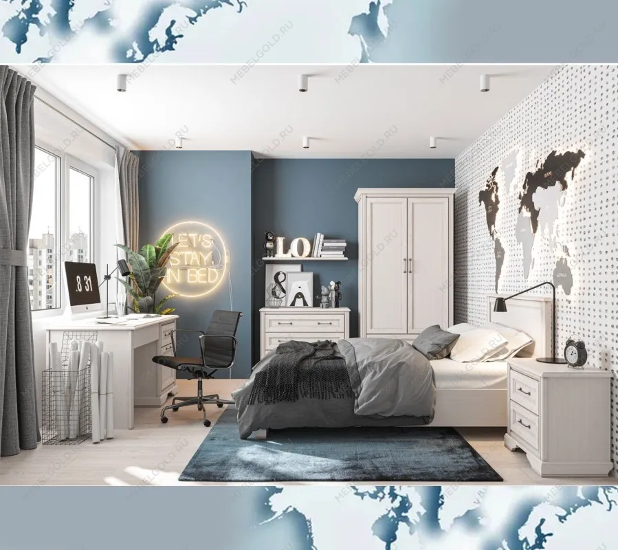 Тумба прикроватная Стилиус KOM2S (Лиственница сибирская) | изображение 1