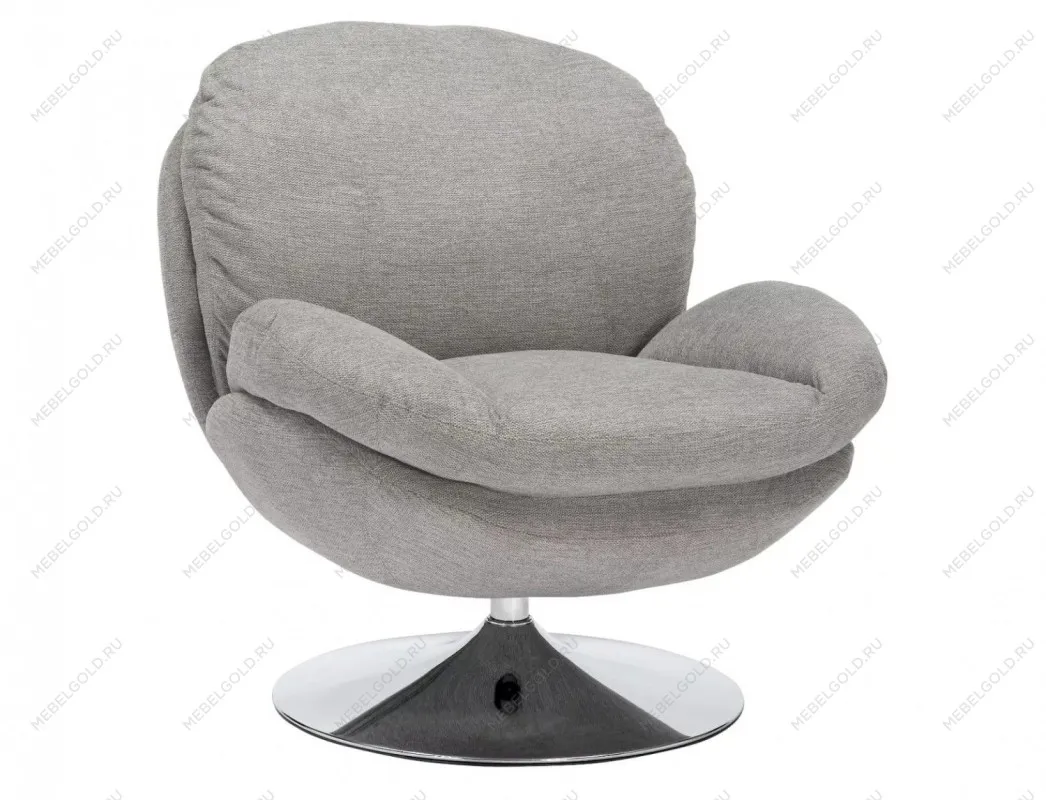 Кресло SIGNAL BRIGITTE Brego 07 серый/хром