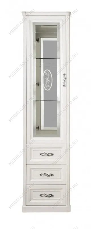 Балашиха - Витрина Мишель 1-ств белый матовый | изображение 1