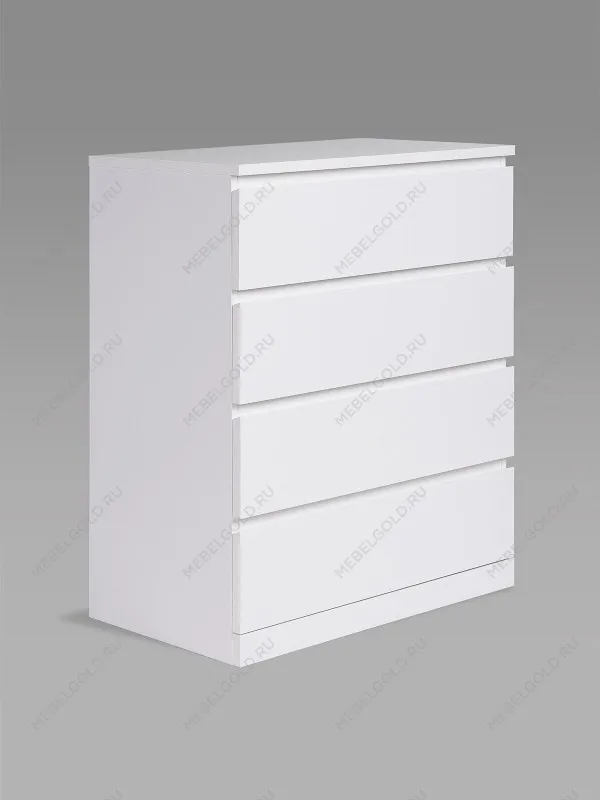 Комод Варма Прайм, 4 ящика, 80х100х48 см, эмаль, белый | изображение 8