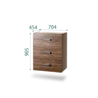 Комод Bogemia Fly Wood Wo (Мокка) (Novabuk/Хром) БМКМ-1